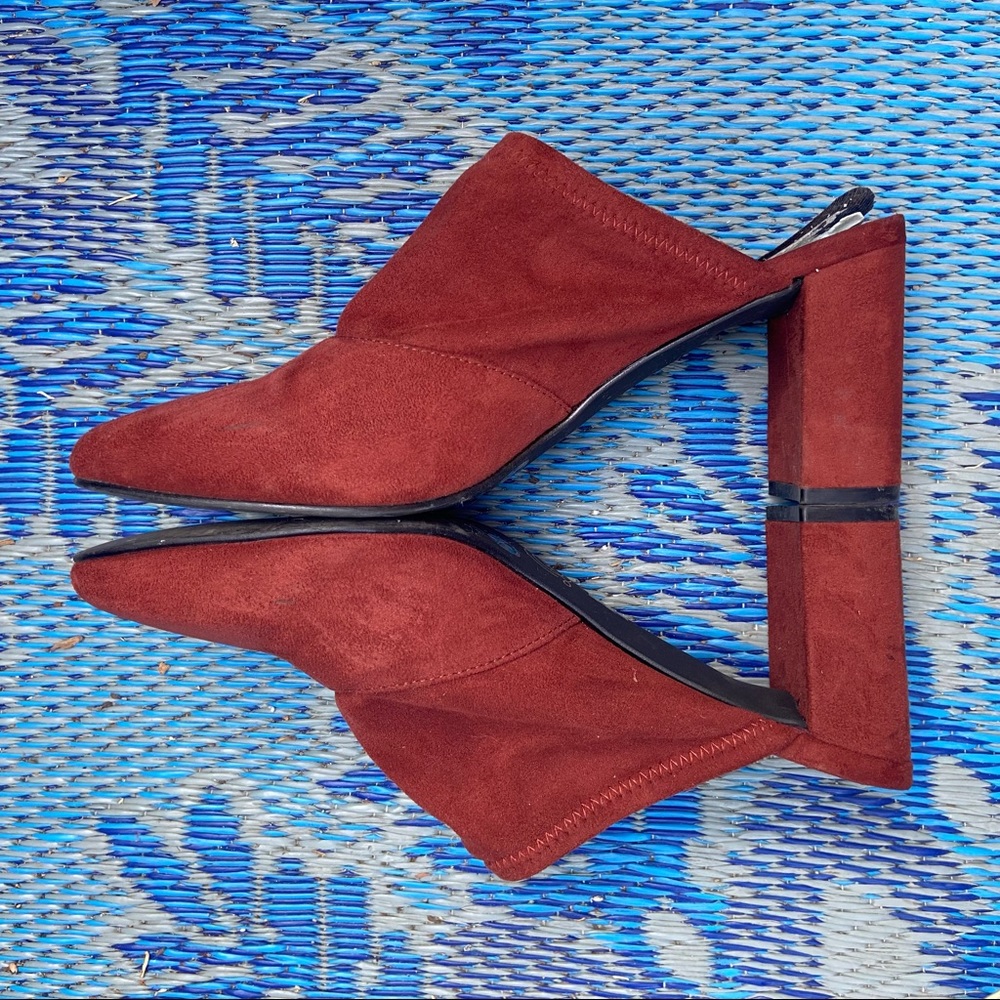 Chinese Laundry Rust Red Mule Block Heel 🌿 - Picture 3 of 8